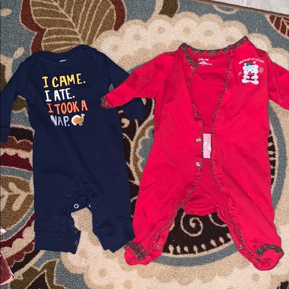 Holiday baby pajamas